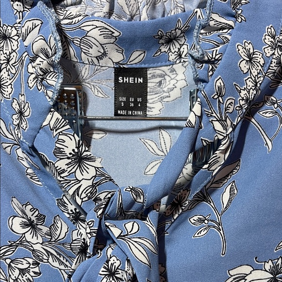 Floral Blue Dress - Picture 5 of 5